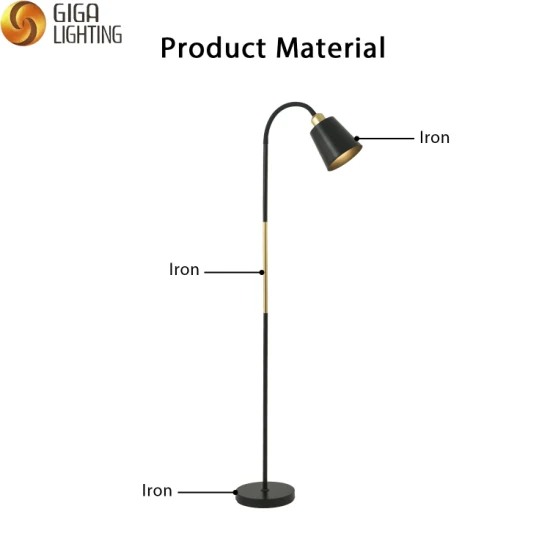 Moderna iluminação interna E27 luminária de pé para sala de estar